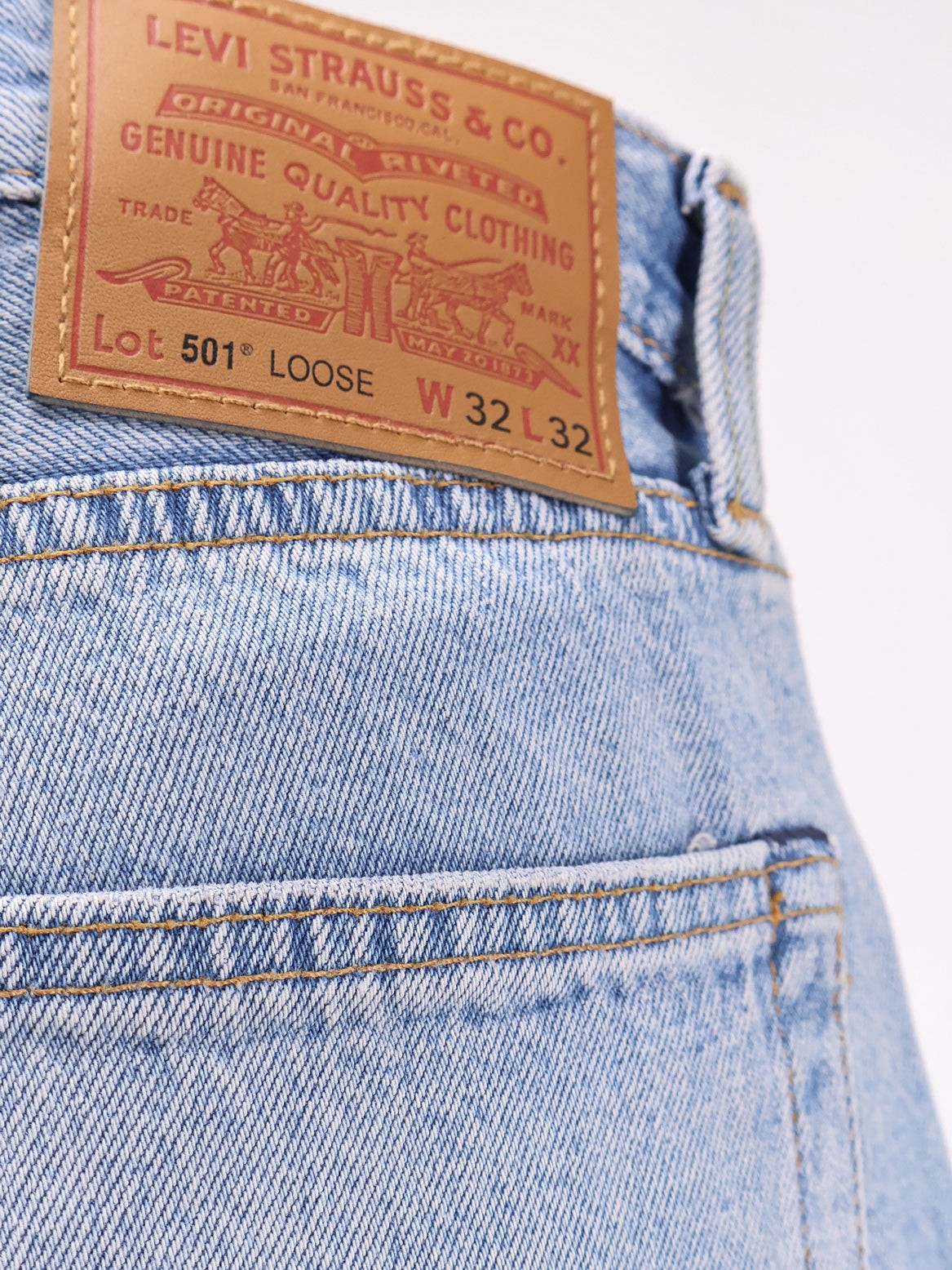 501 jeans blue denim - Image 3