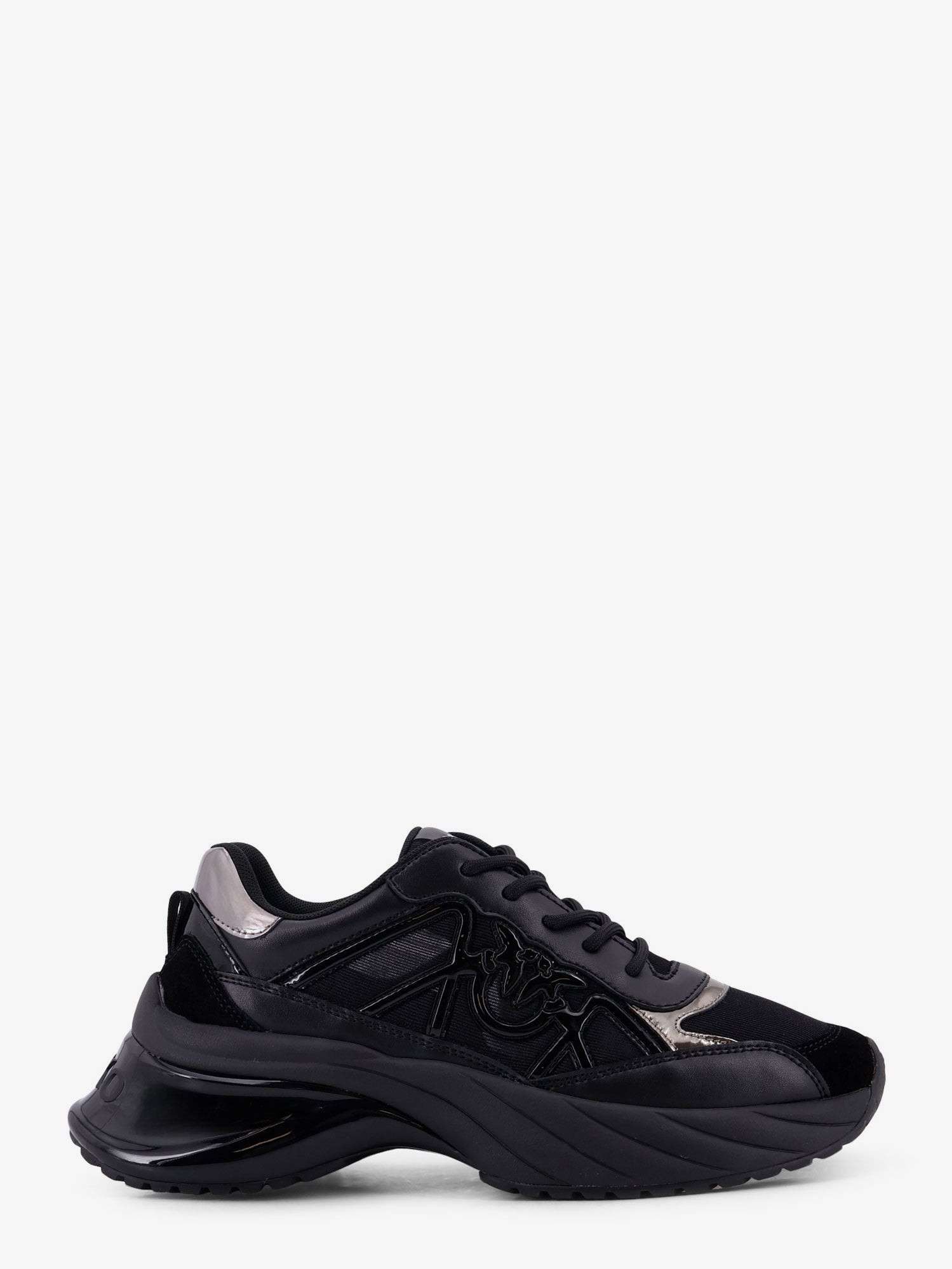 Ariel 33 leather sneakers with nylon inserts