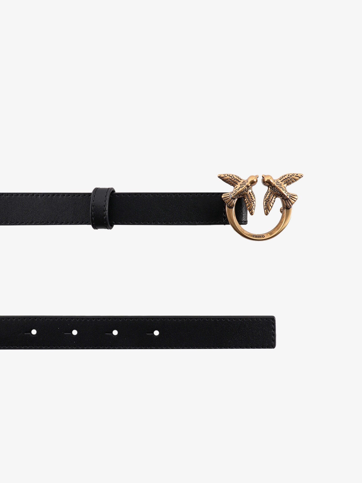 Berry leather belt - Image 2