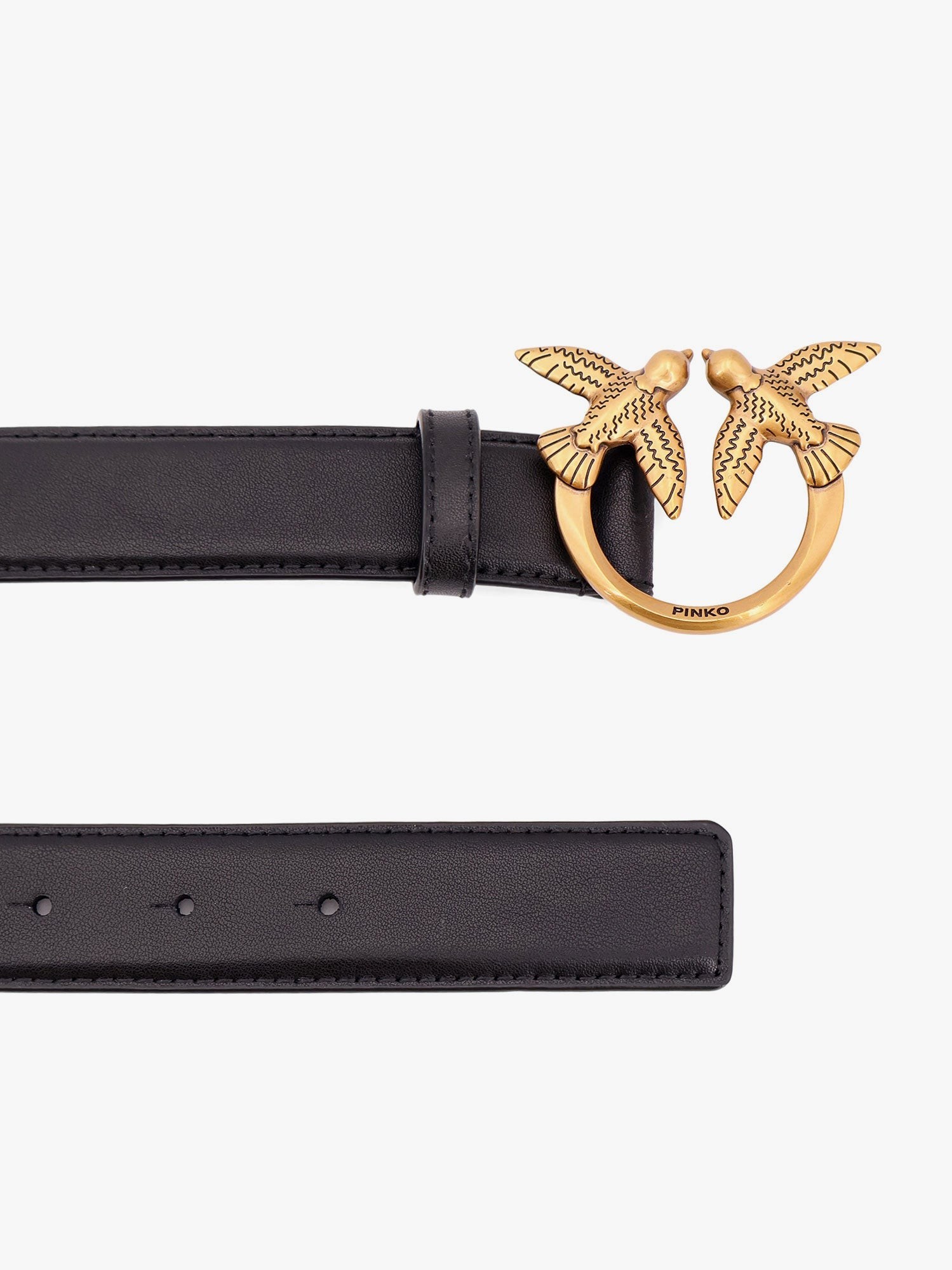 Berry leather belt - Image 2
