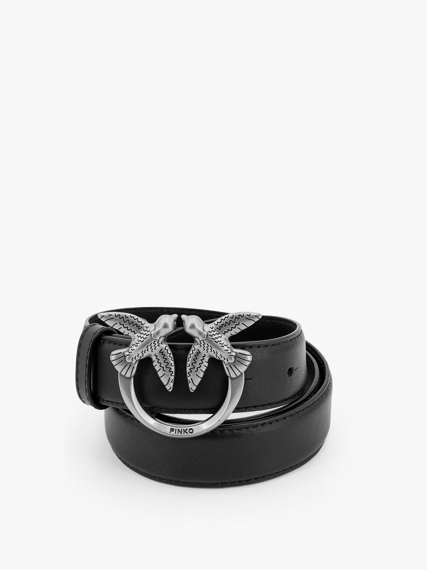 Berry leather belt - Image 3