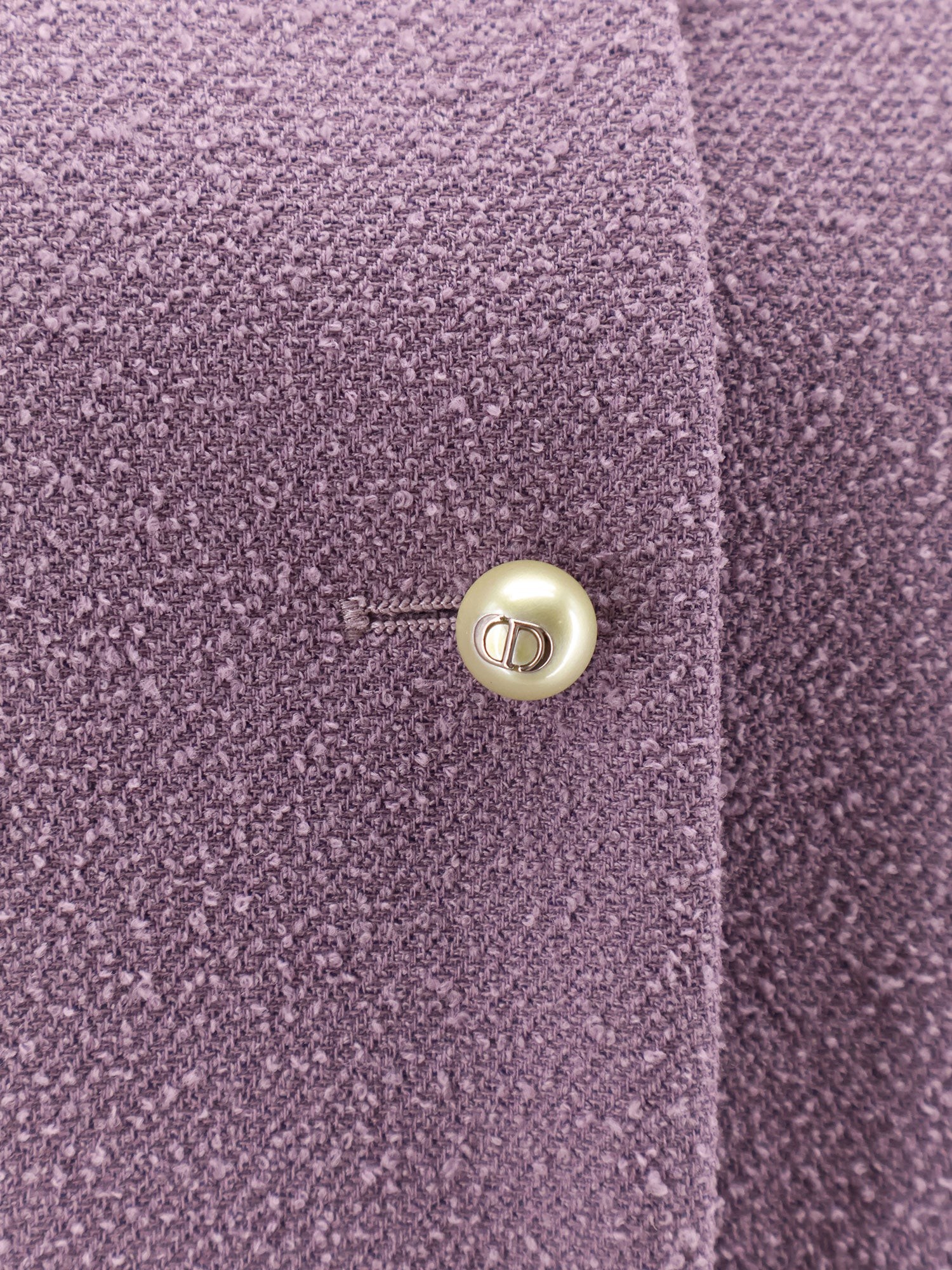 Bouclé virgin wool blend blazer - Image 3