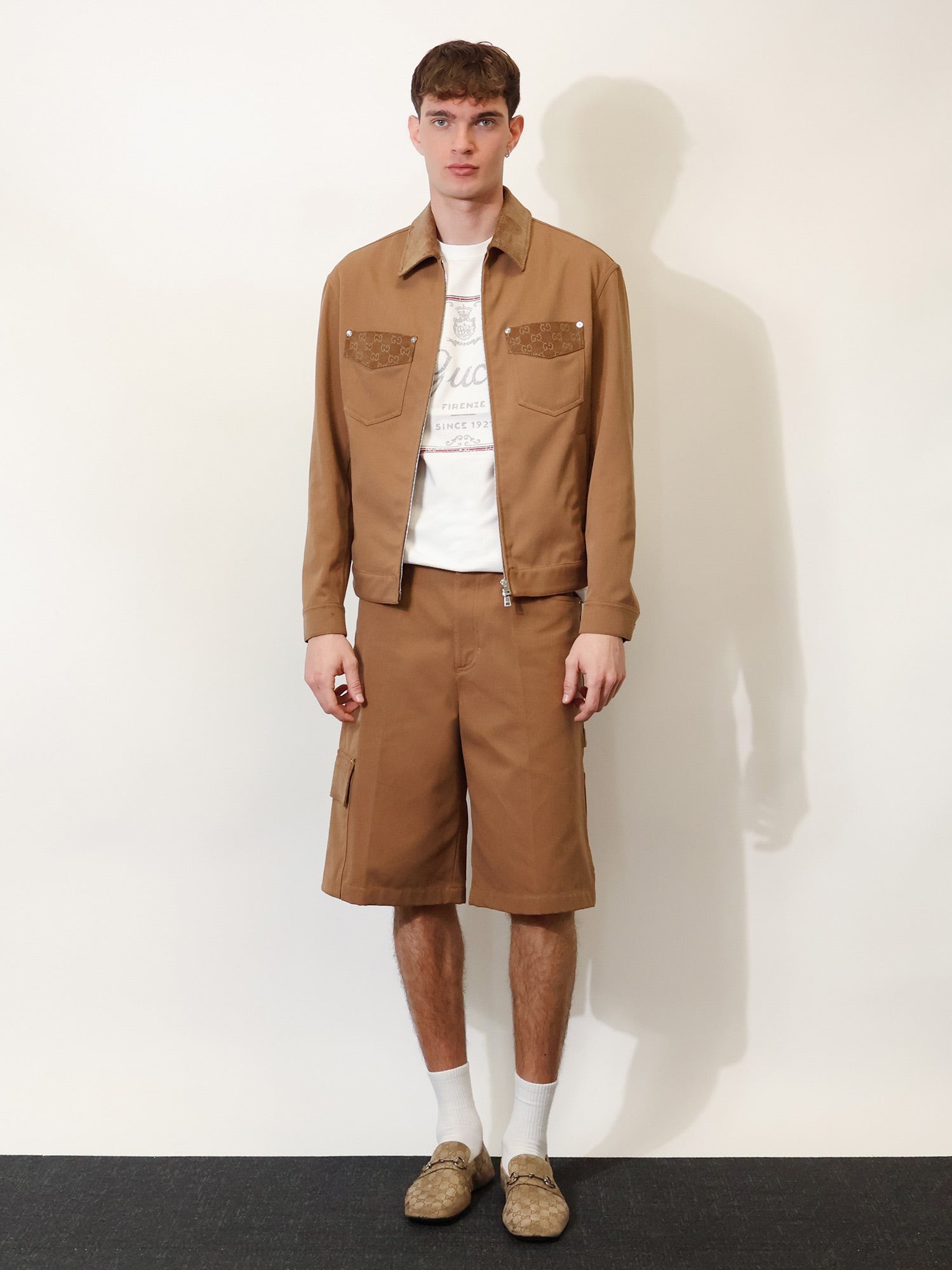 Canvas Jacket with GG details - Image 2