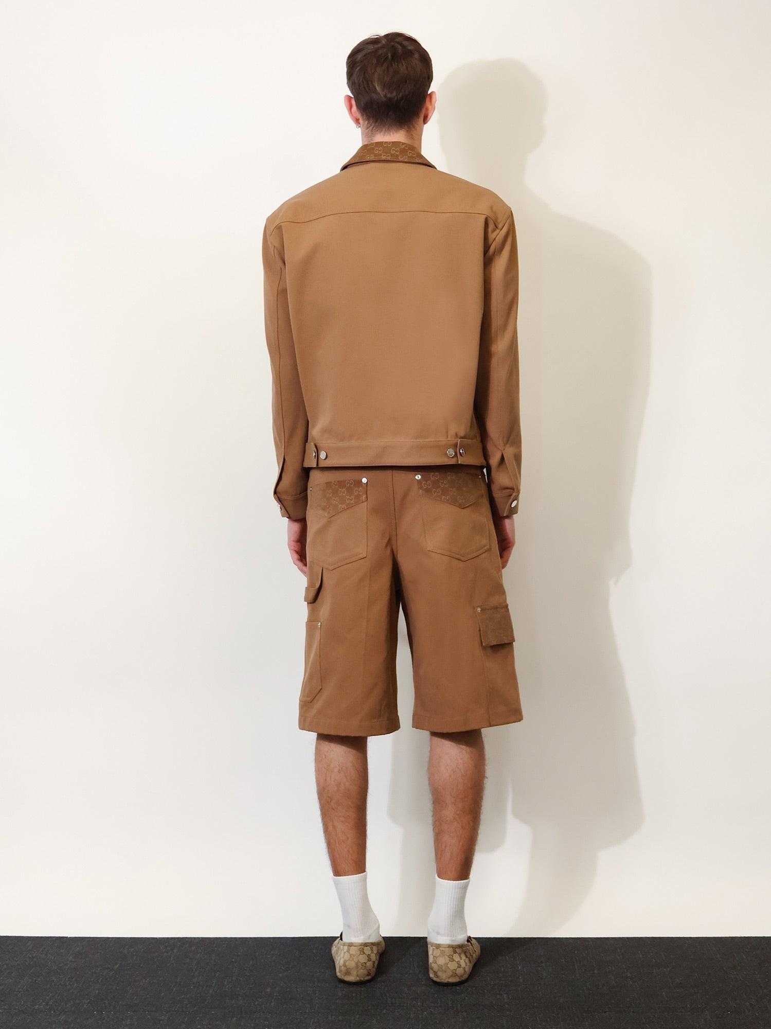 Canvas Jacket with GG details - Image 3