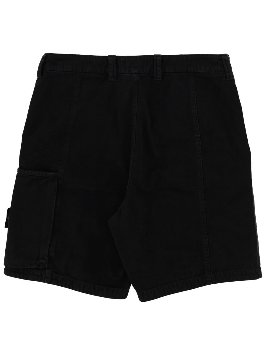 CARGO SHORTS WITH LOGO PATCH - Image 2