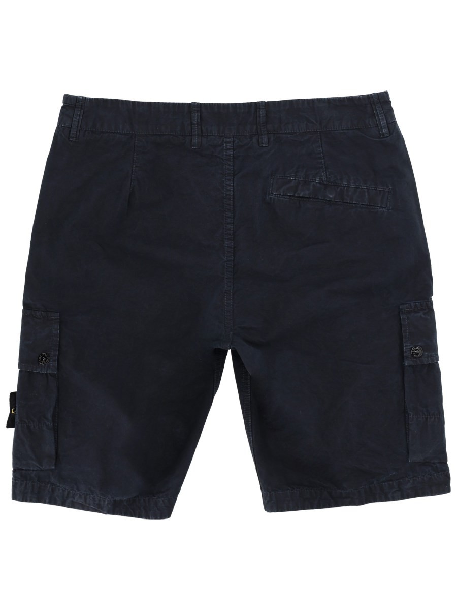 CARGO SHORTS WITH LOGO PATCH - Image 2