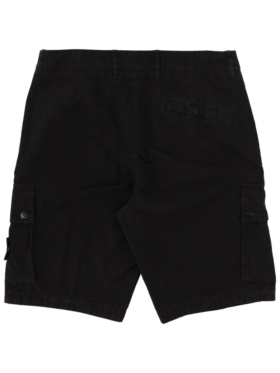 CARGO SHORTS WITH LOGO PATCH - Image 2