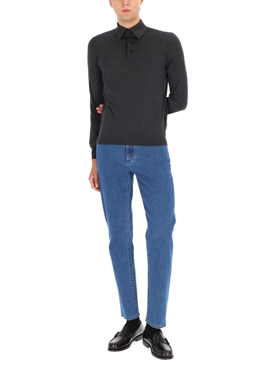 CASHMERE POLO SHIRT - Image 2