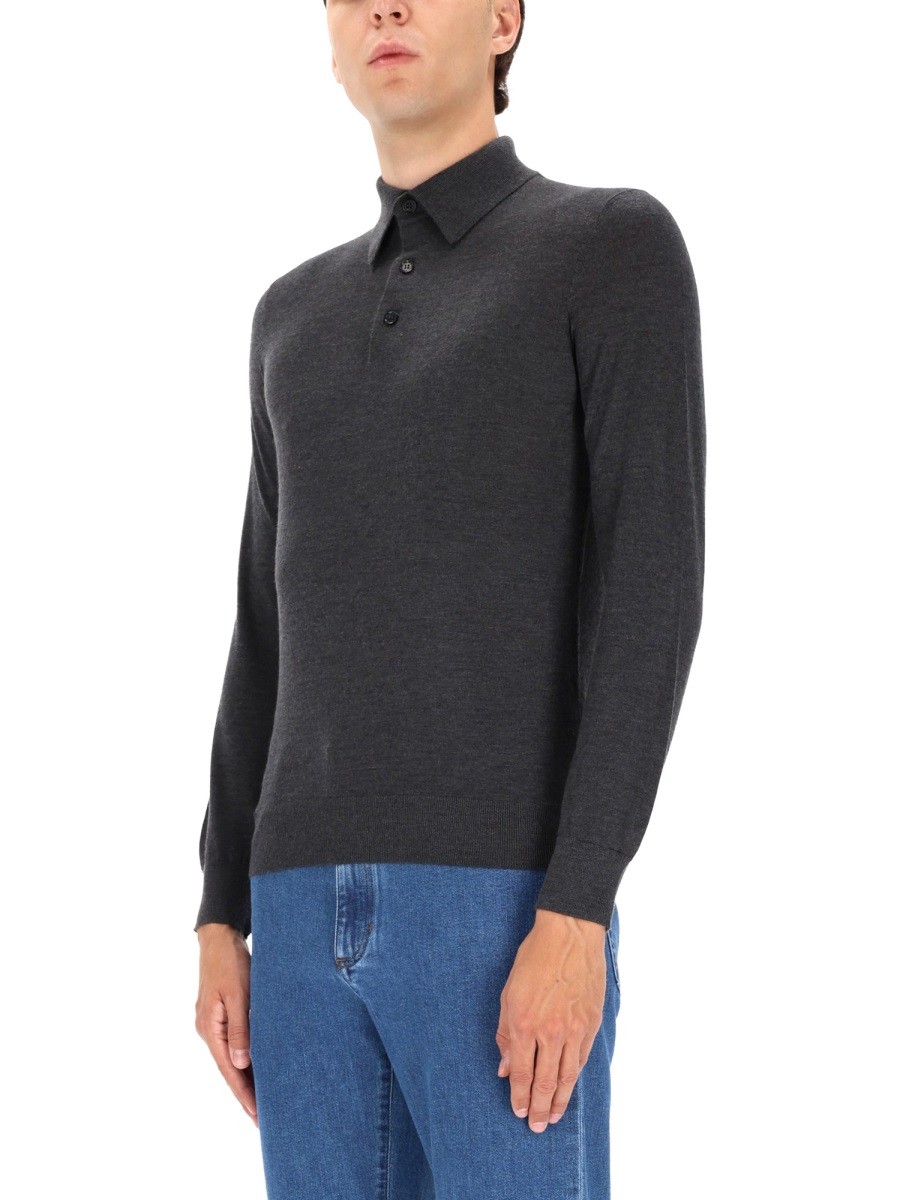 CASHMERE POLO SHIRT - Image 4