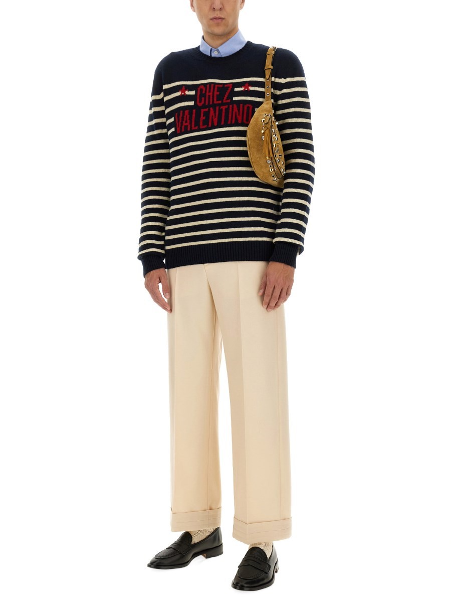 "CHEZ VALENTINE" WOOL SWEATER - Image 2