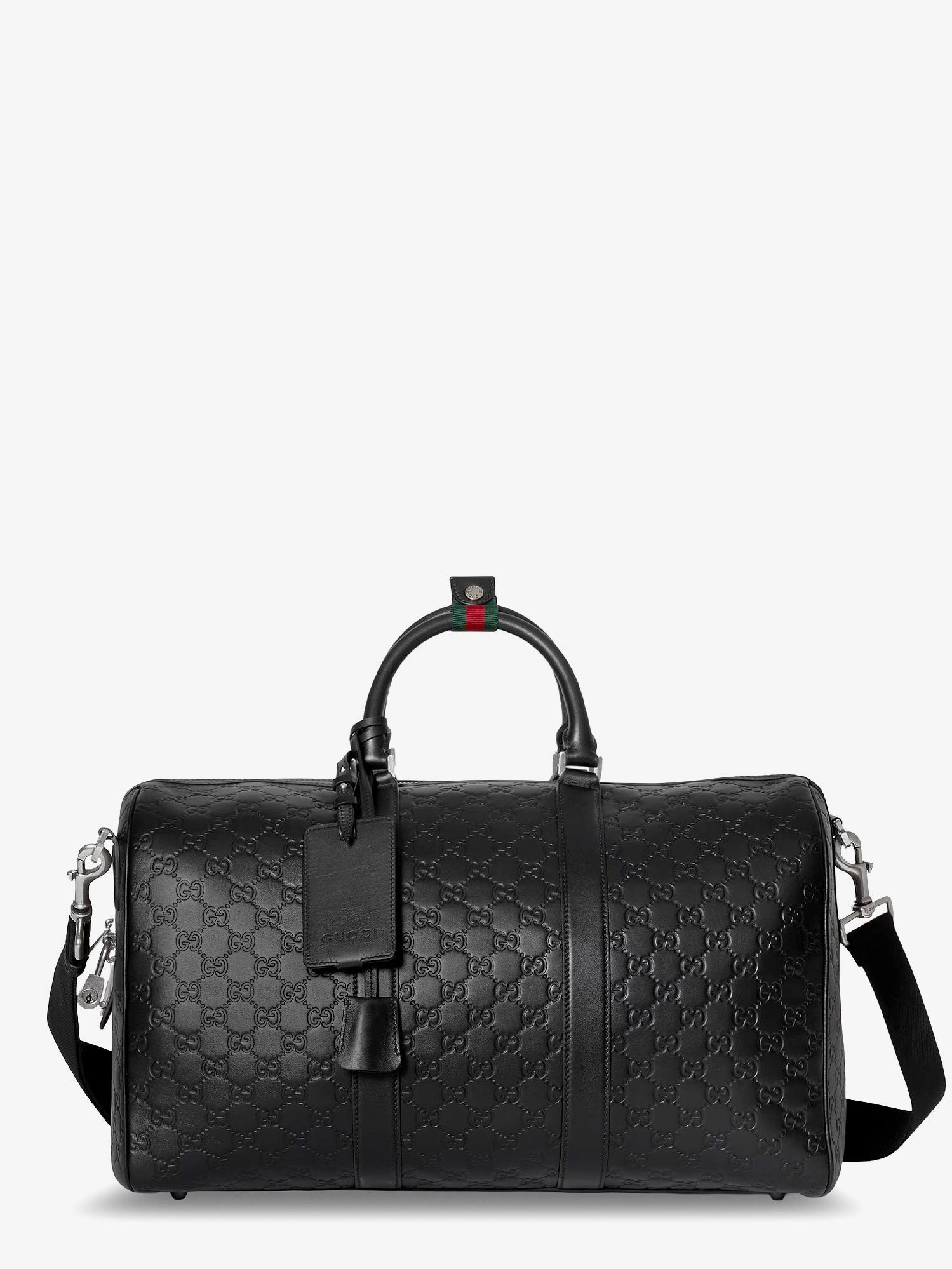 Coated canvas GG Emblem travel bag with GG motif
