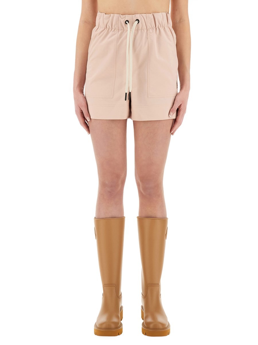 COTTON GABARDINE SHORTS