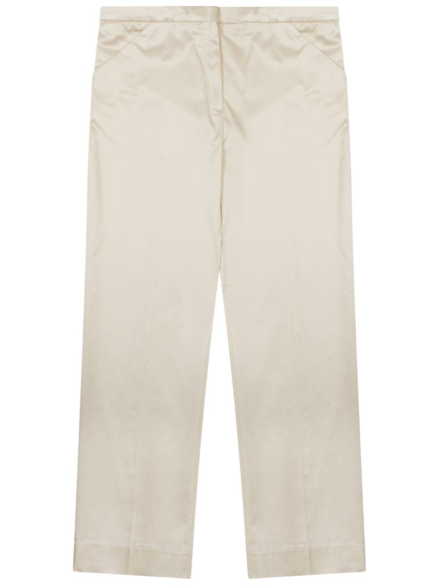 "CROPPED" STRAIGHT PANTS