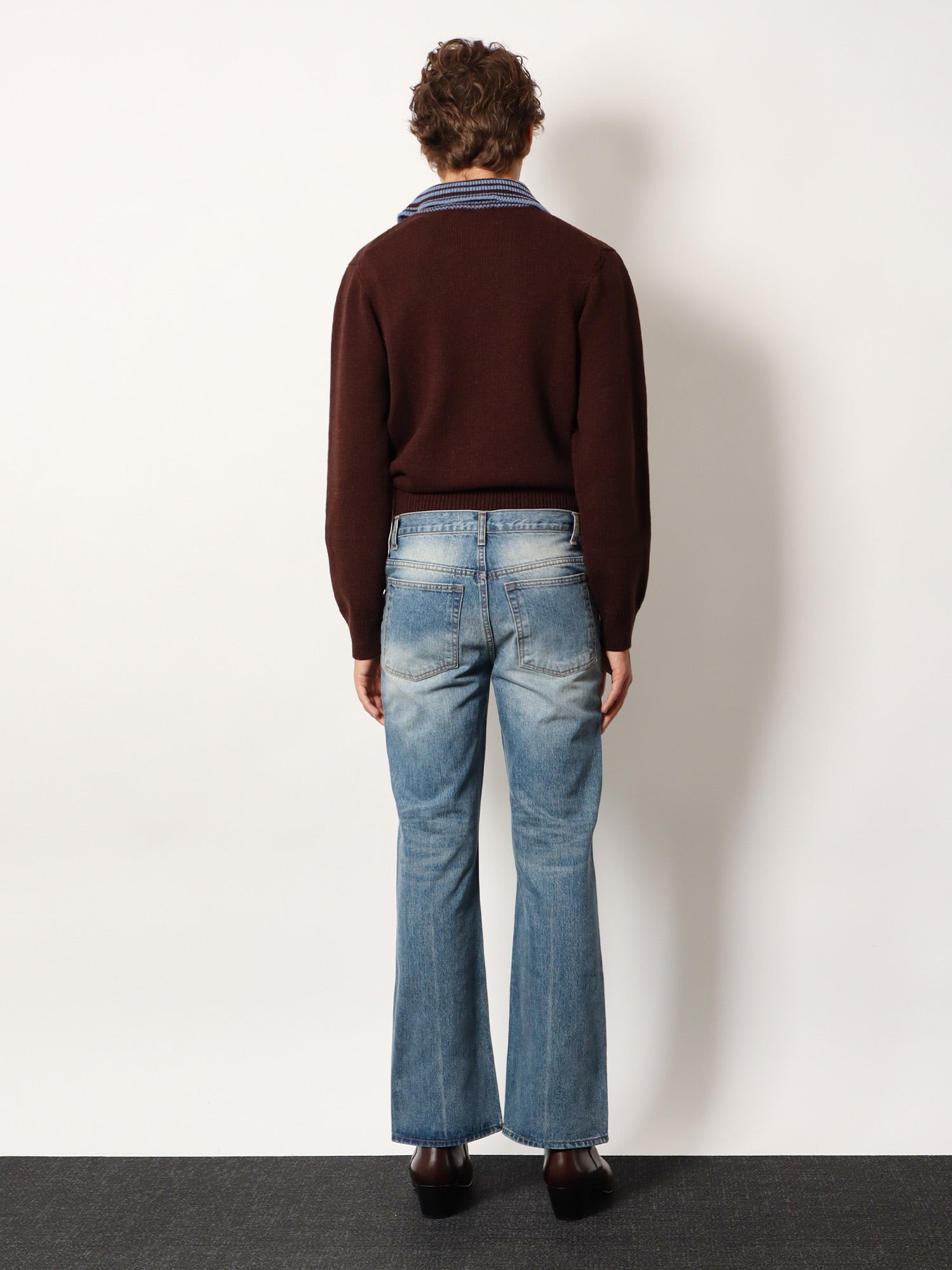 Flared leg Unisex jeans - Image 5