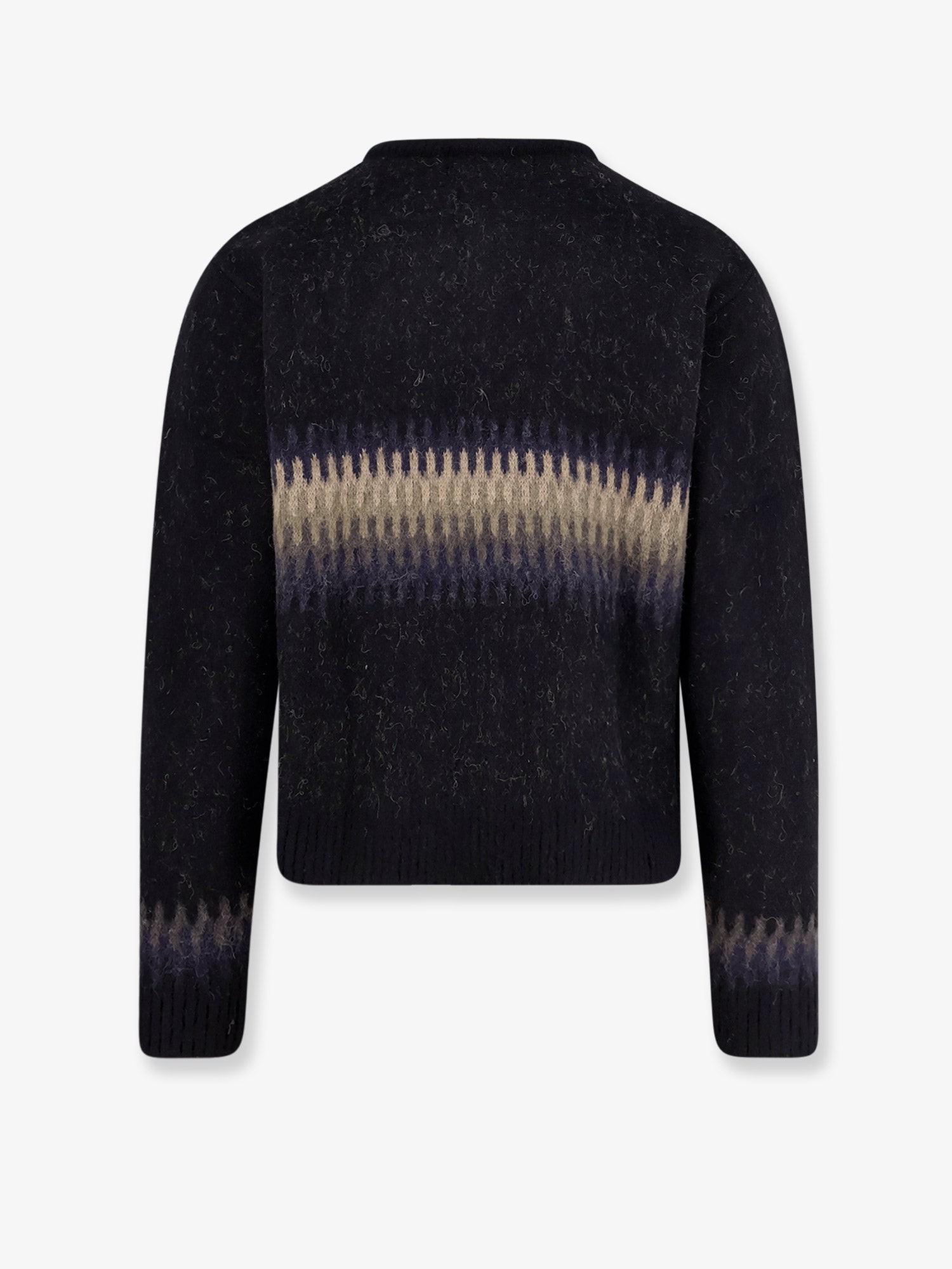 Jacquard Unisex alpaca cardigan - Image 5