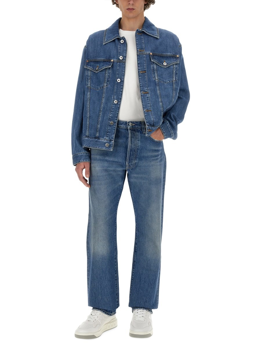JEANS WITH LOGO DETAIL - Image 2
