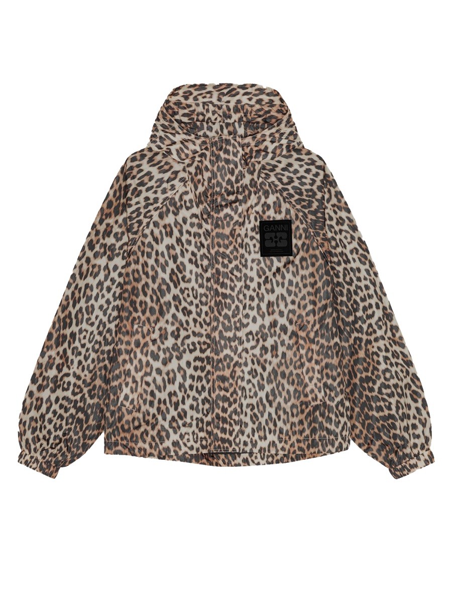 GIACCA CON STAMPA LEOPARDATA