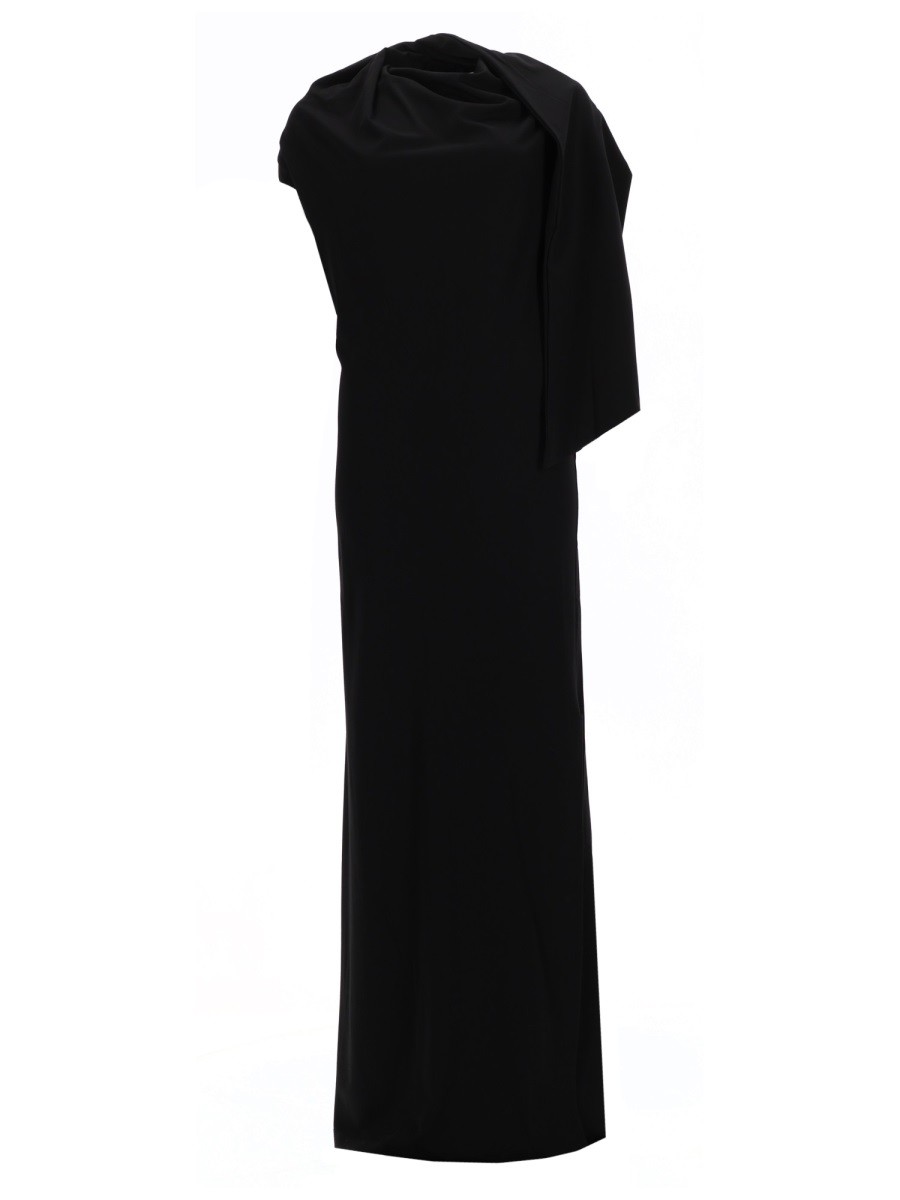 LONG DRESS WITH SCARF
