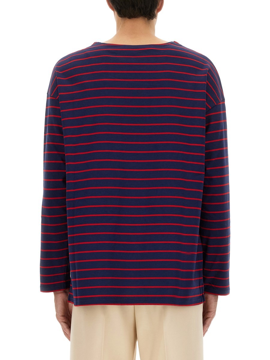 LONG SLEEVE T-SHIRT WITH "CHEZ VALENTINO" PRINT - Image 3