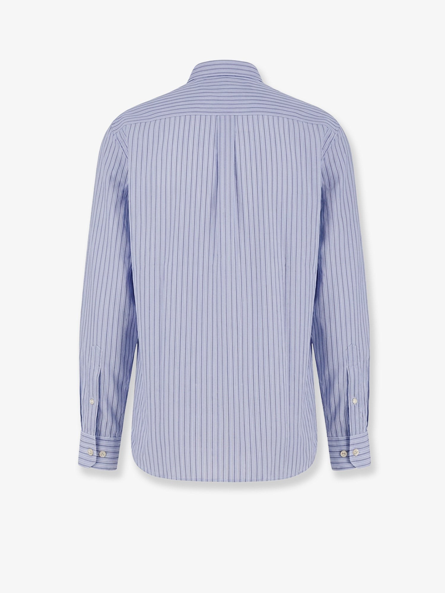 Lyocell shirt with striped motif - Image 2