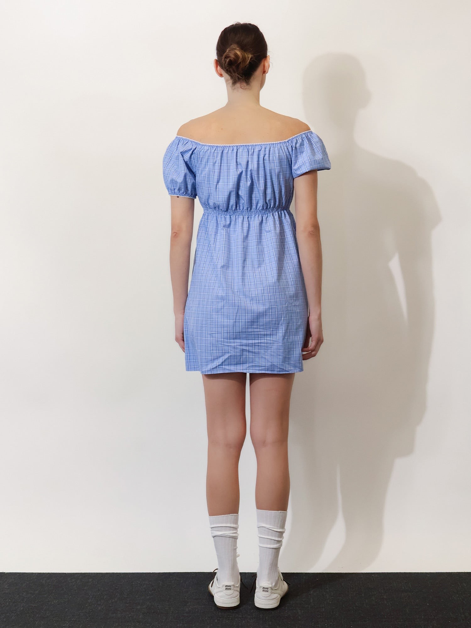 Madras cotton mini dress - Image 3