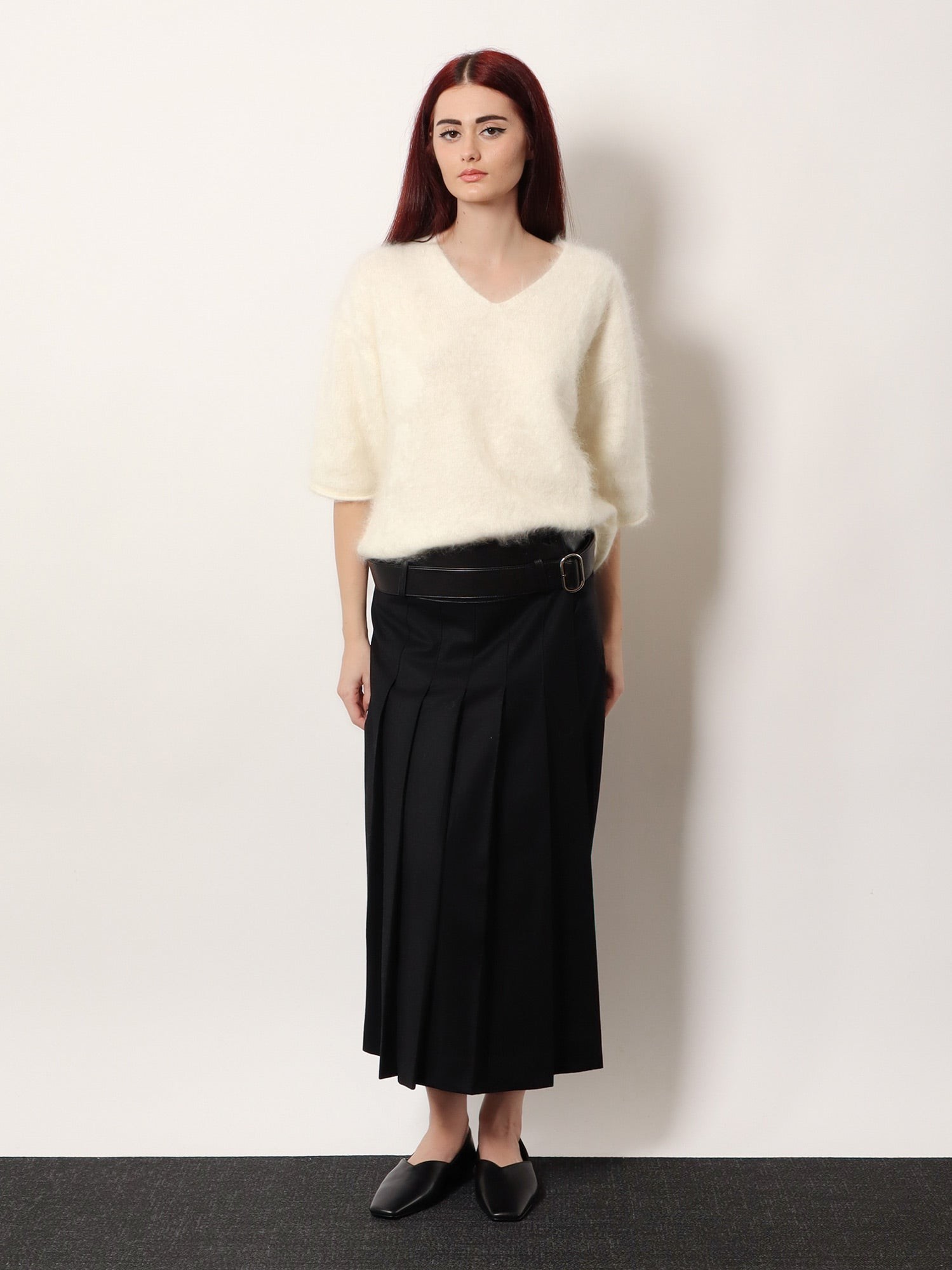 Nayla pleated wool trousers skirt - Image 2