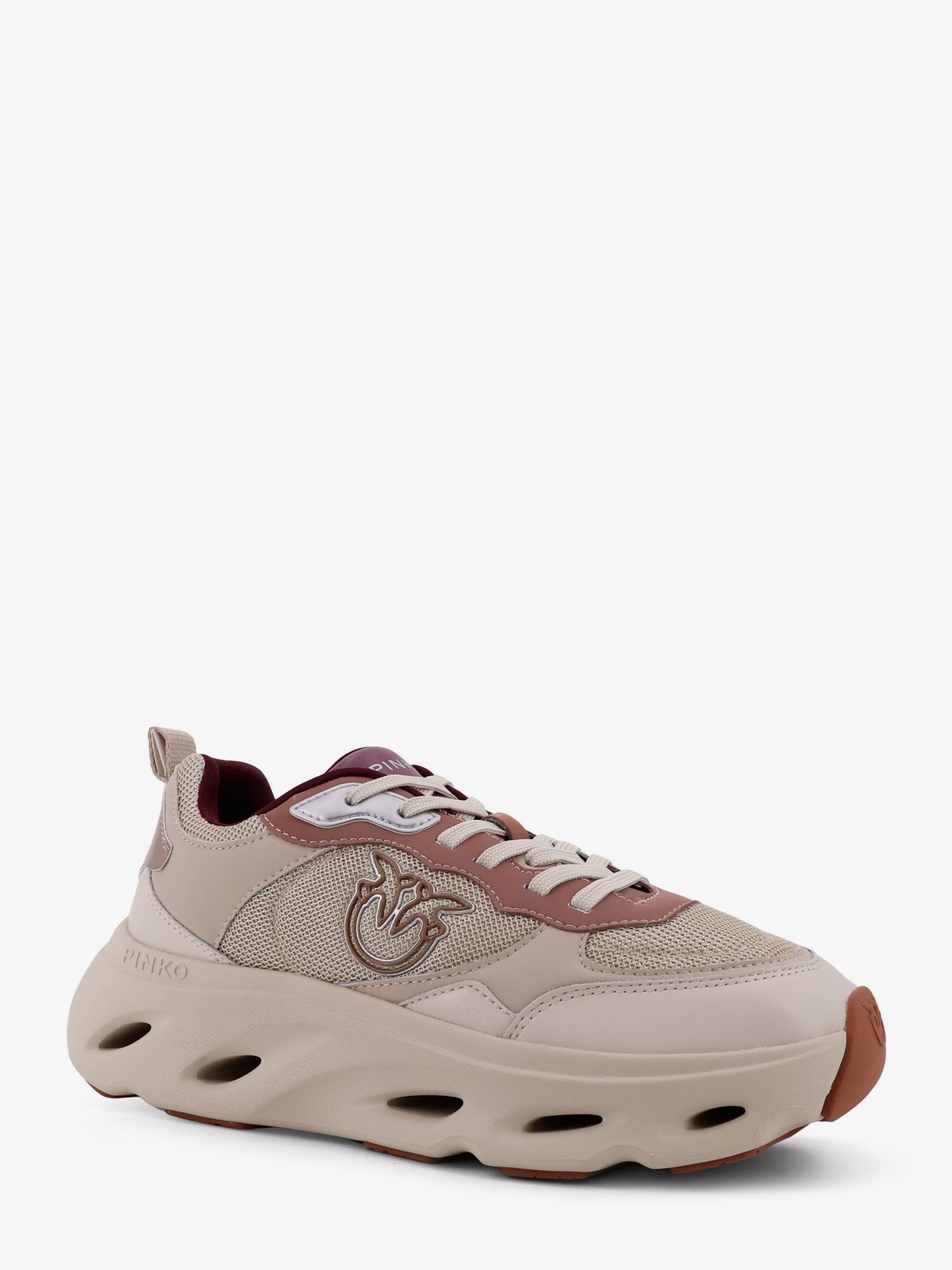 Nylon sneakers with leather inserts - Image 2