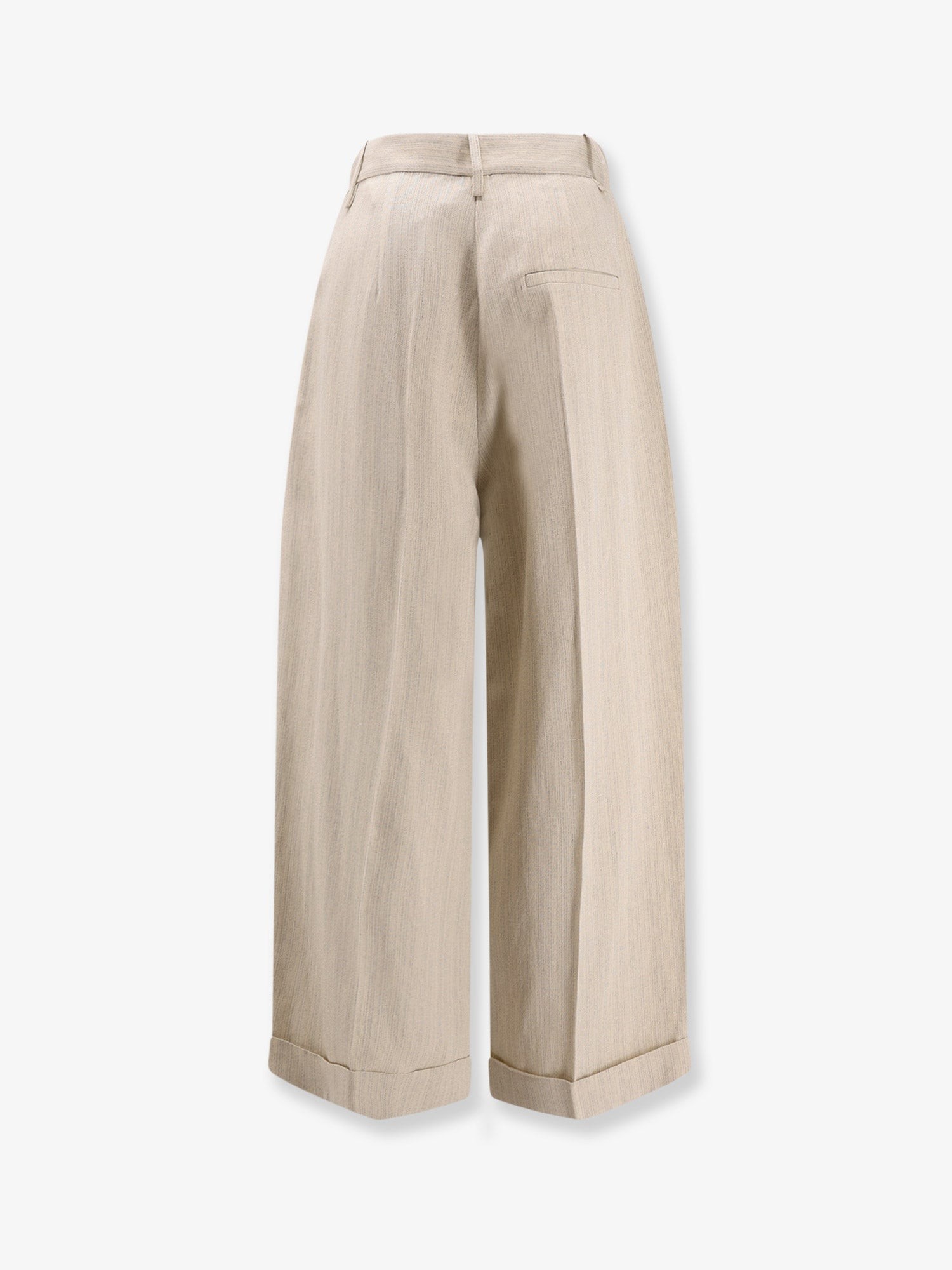 Sartorial viscose and linen trousers - Image 2