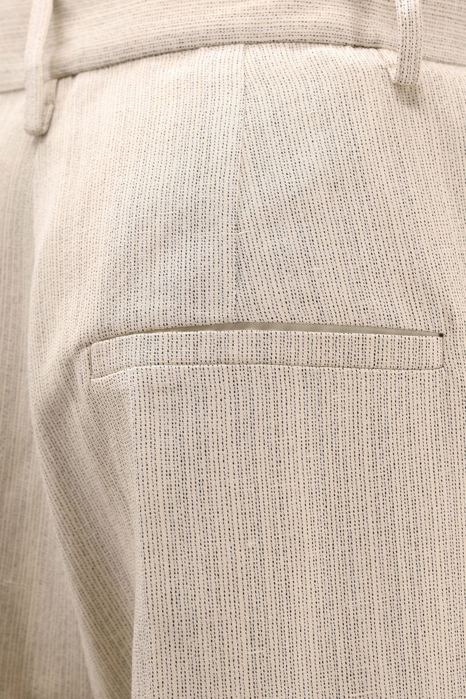 Sartorial viscose and linen trousers - Image 3