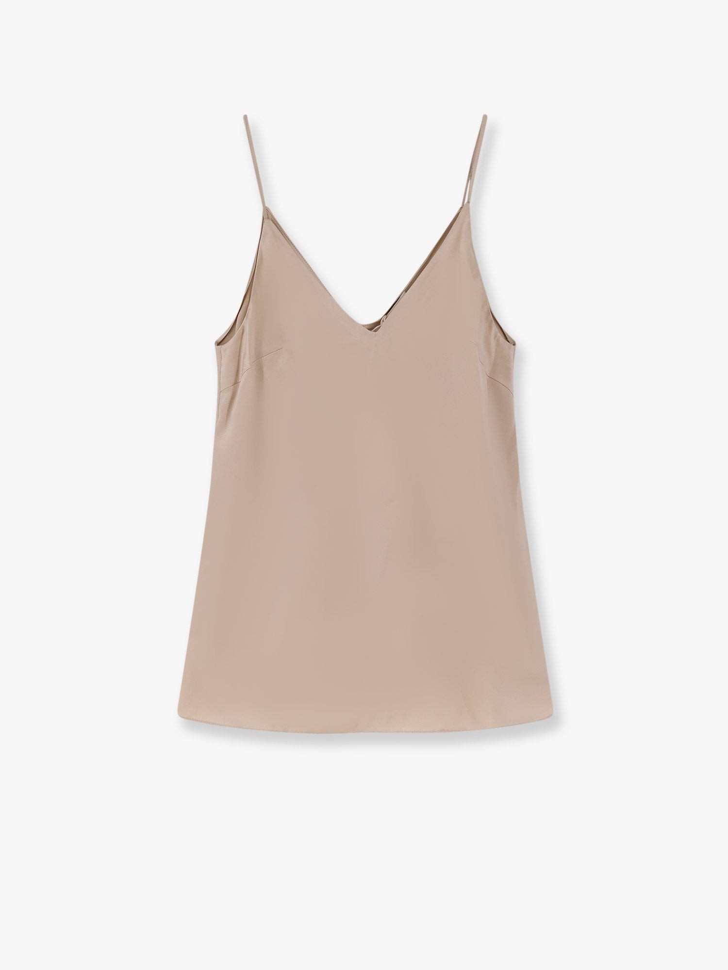 Stretch silk top