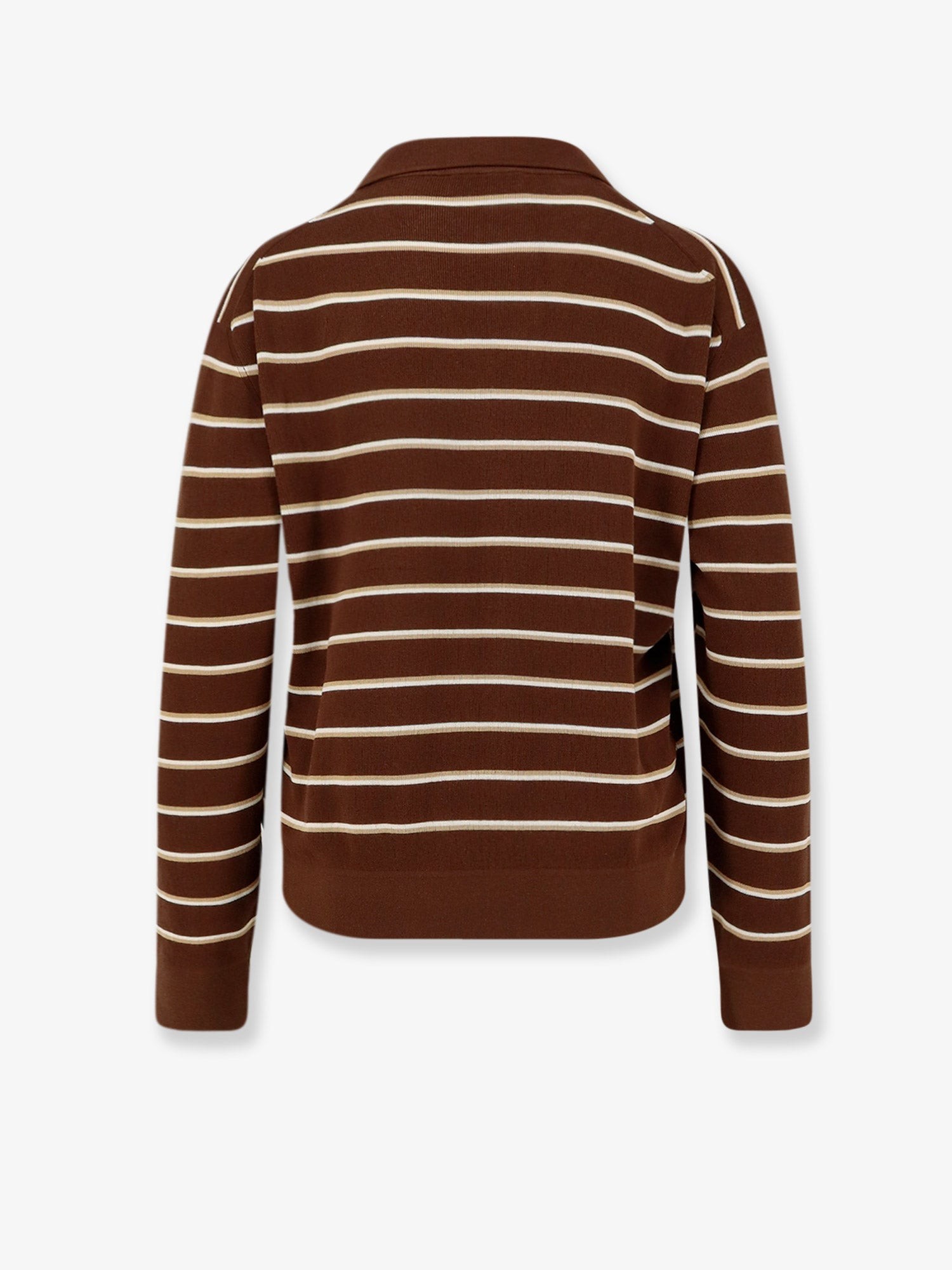 Striped cotton polo shirt - Image 2