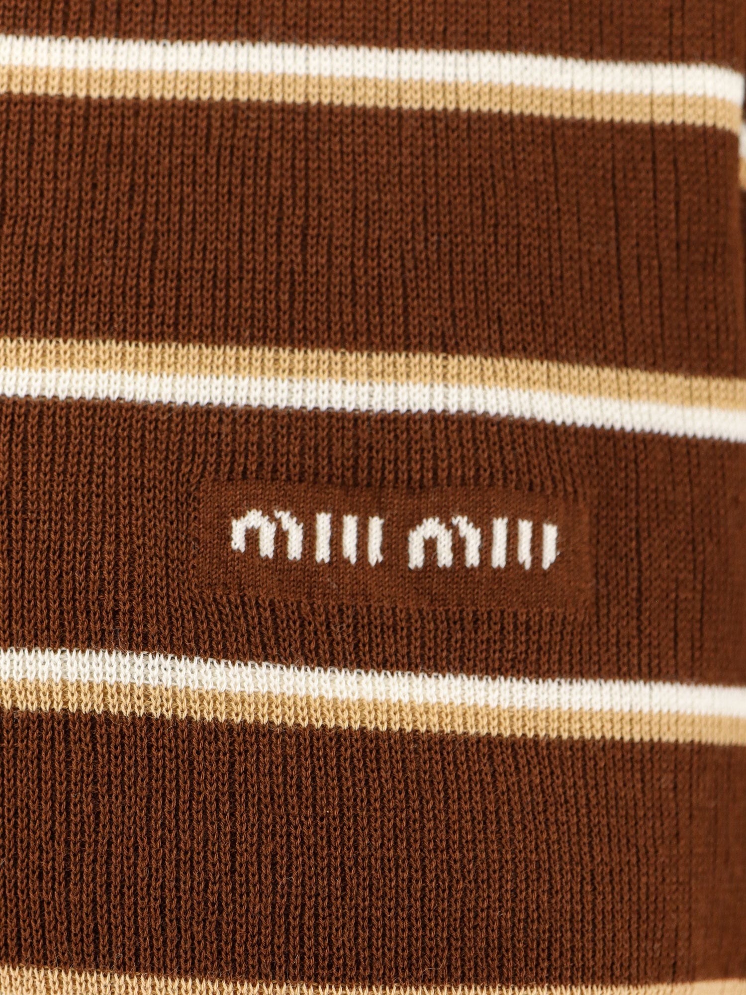 Striped cotton polo shirt - Image 3