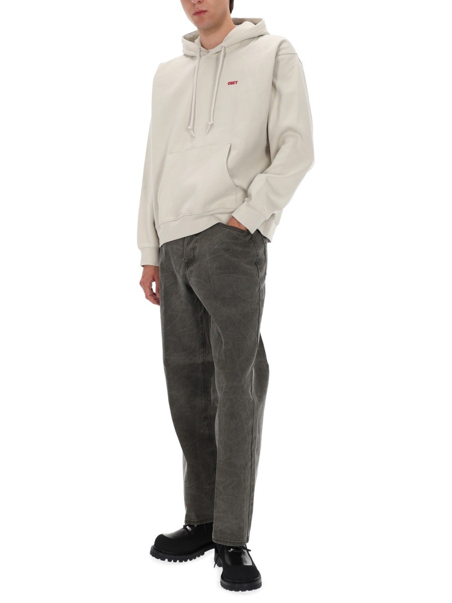 SWEATSHIRT WITH LOGO AND PRINT - Image 2
