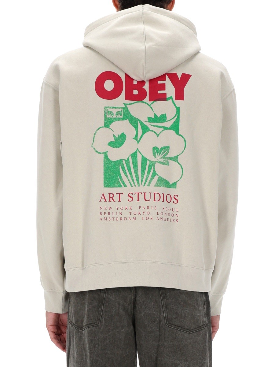SWEATSHIRT WITH LOGO AND PRINT - Image 3