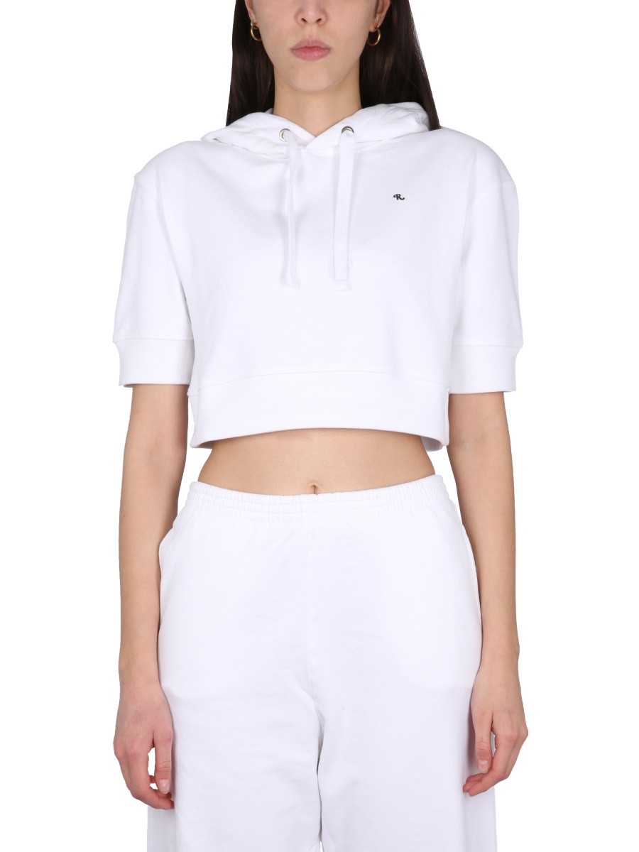 SWEATSHIRT WITH LOGO EMBROIDERY