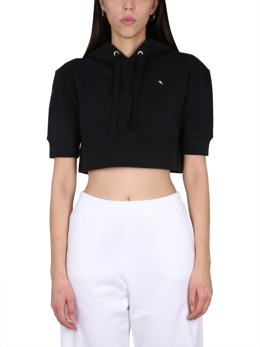 SWEATSHIRT WITH LOGO EMBROIDERY