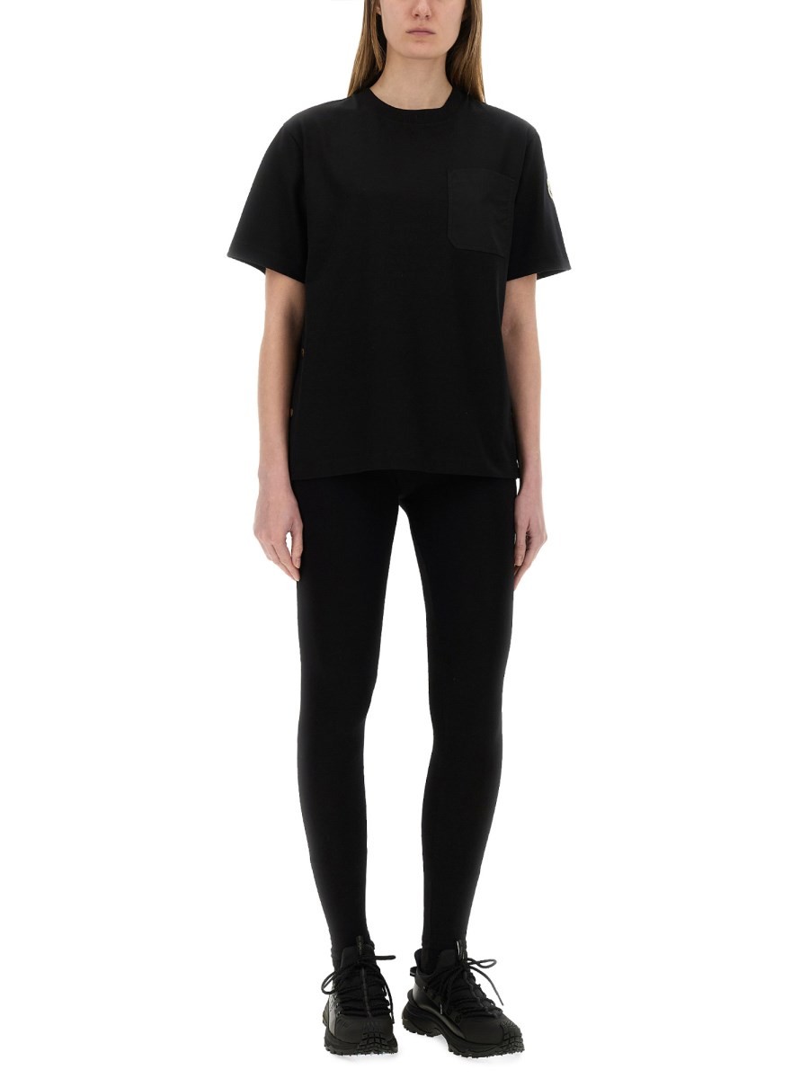 T-SHIRT WITH SIDE BUTTONS - Image 2