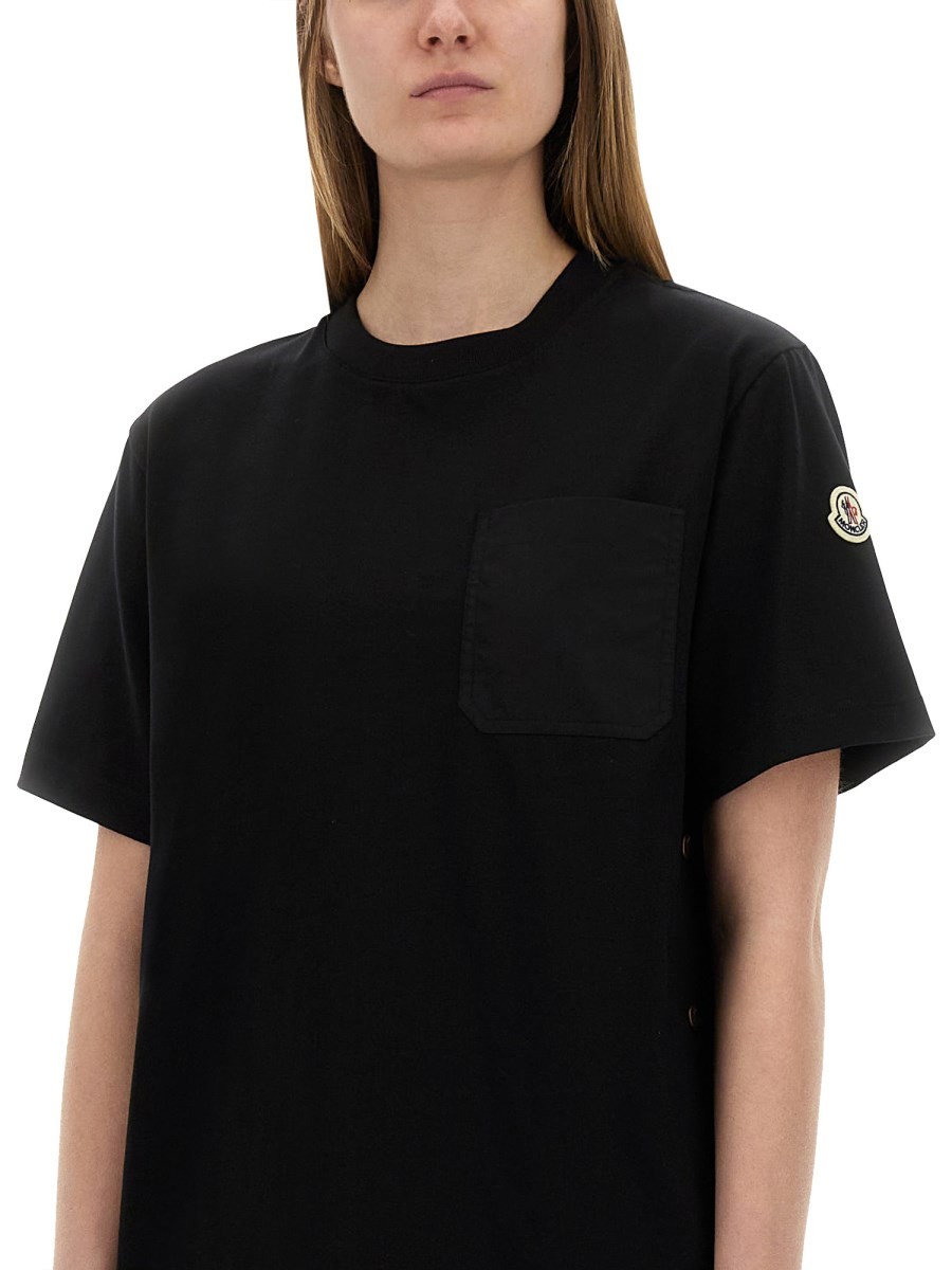 T-SHIRT WITH SIDE BUTTONS - Image 4
