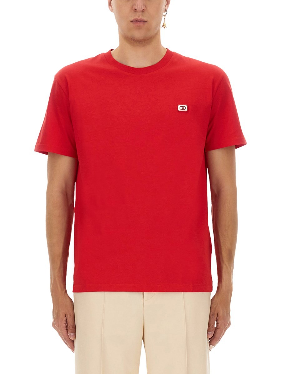 T-SHIRT WITH SIGNATURE VLOGO