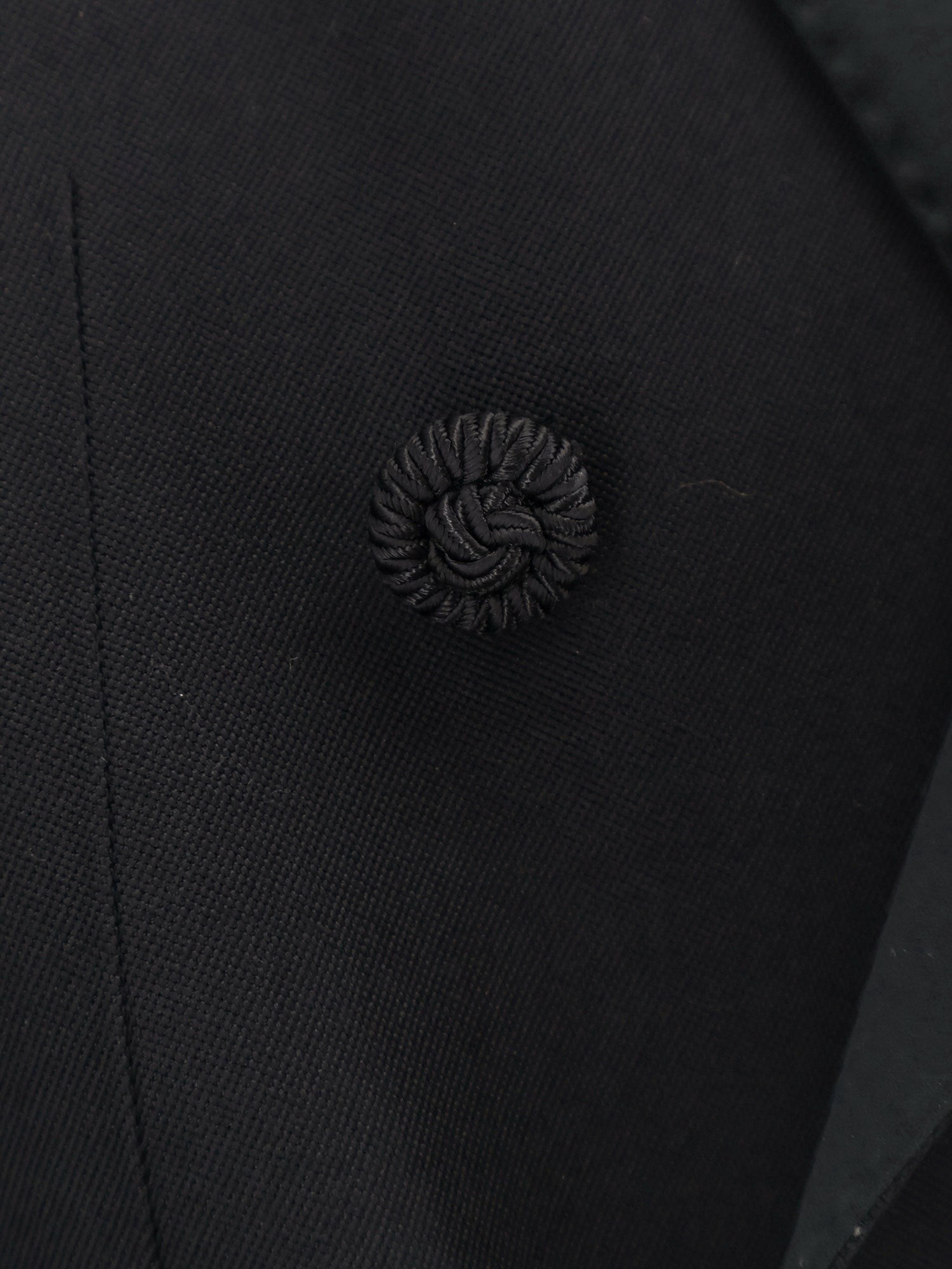 Virgin wool blazer with belt - Image 5