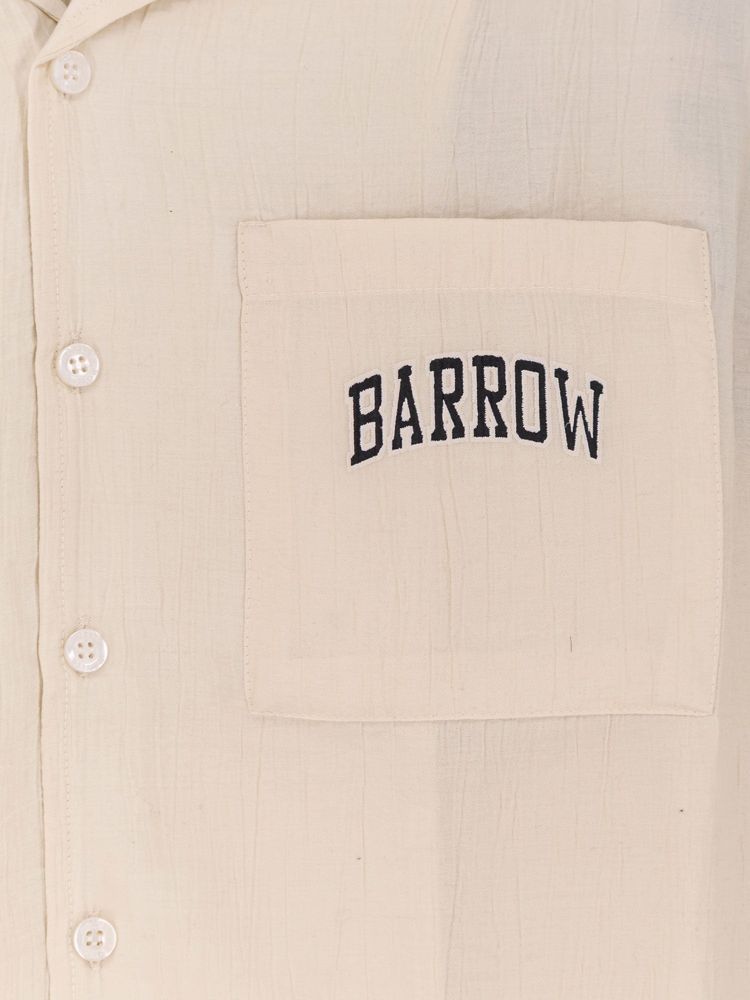 Viscose shirt with front logo print - Image 3