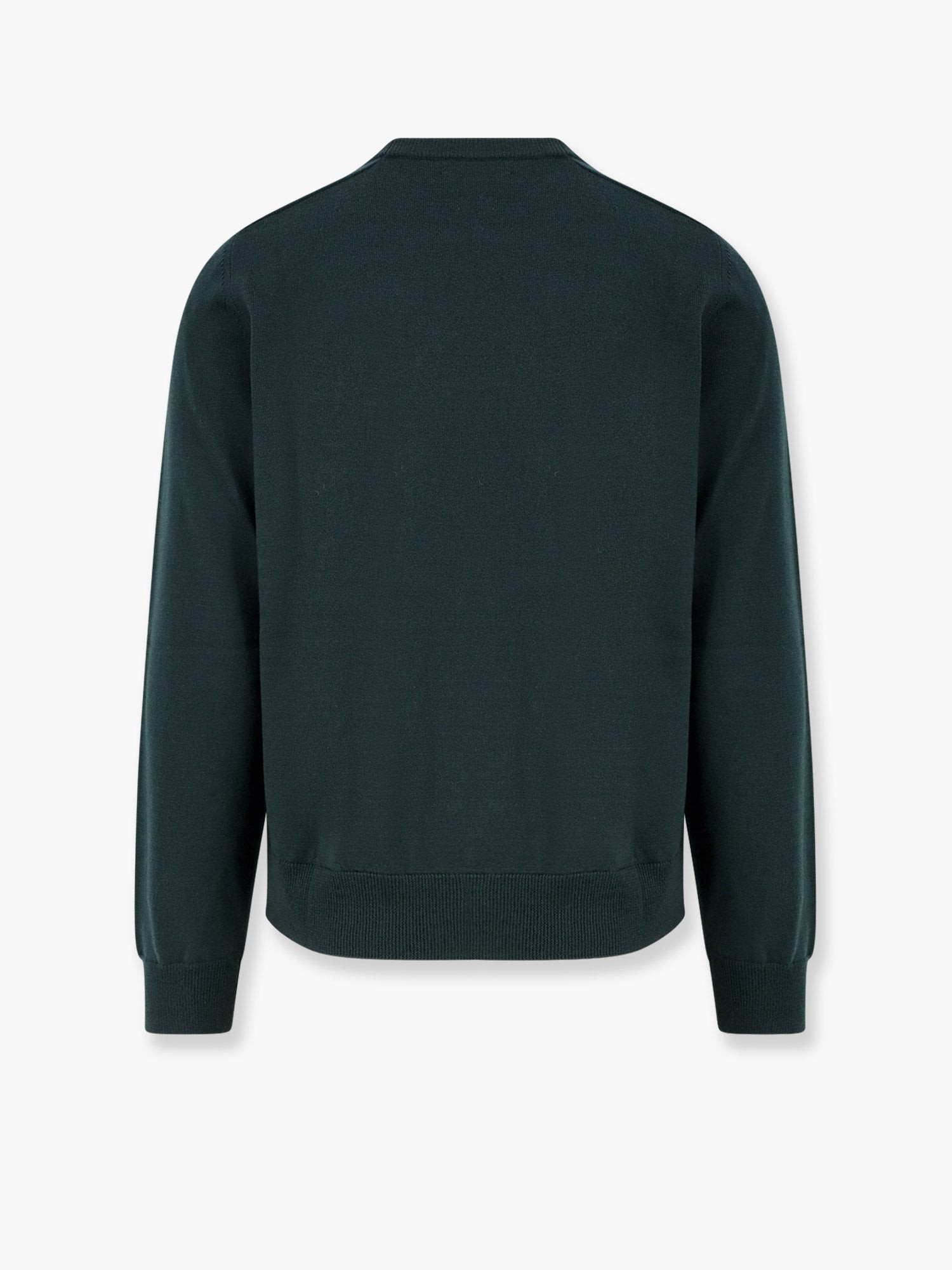 Wool sweater with embroidered logo on the front - Image 2