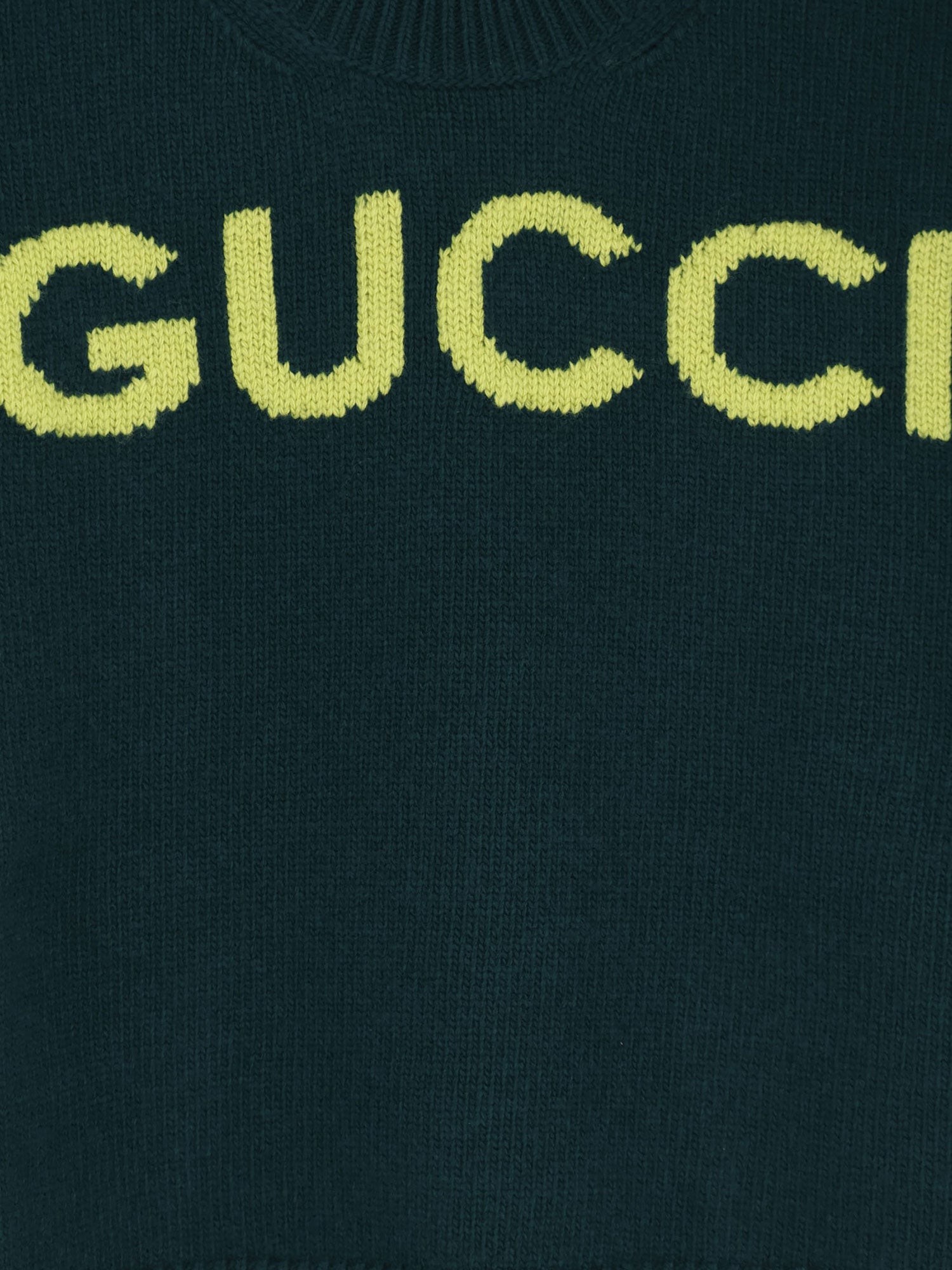 Wool sweater with frontal logo embroidery - Image 3