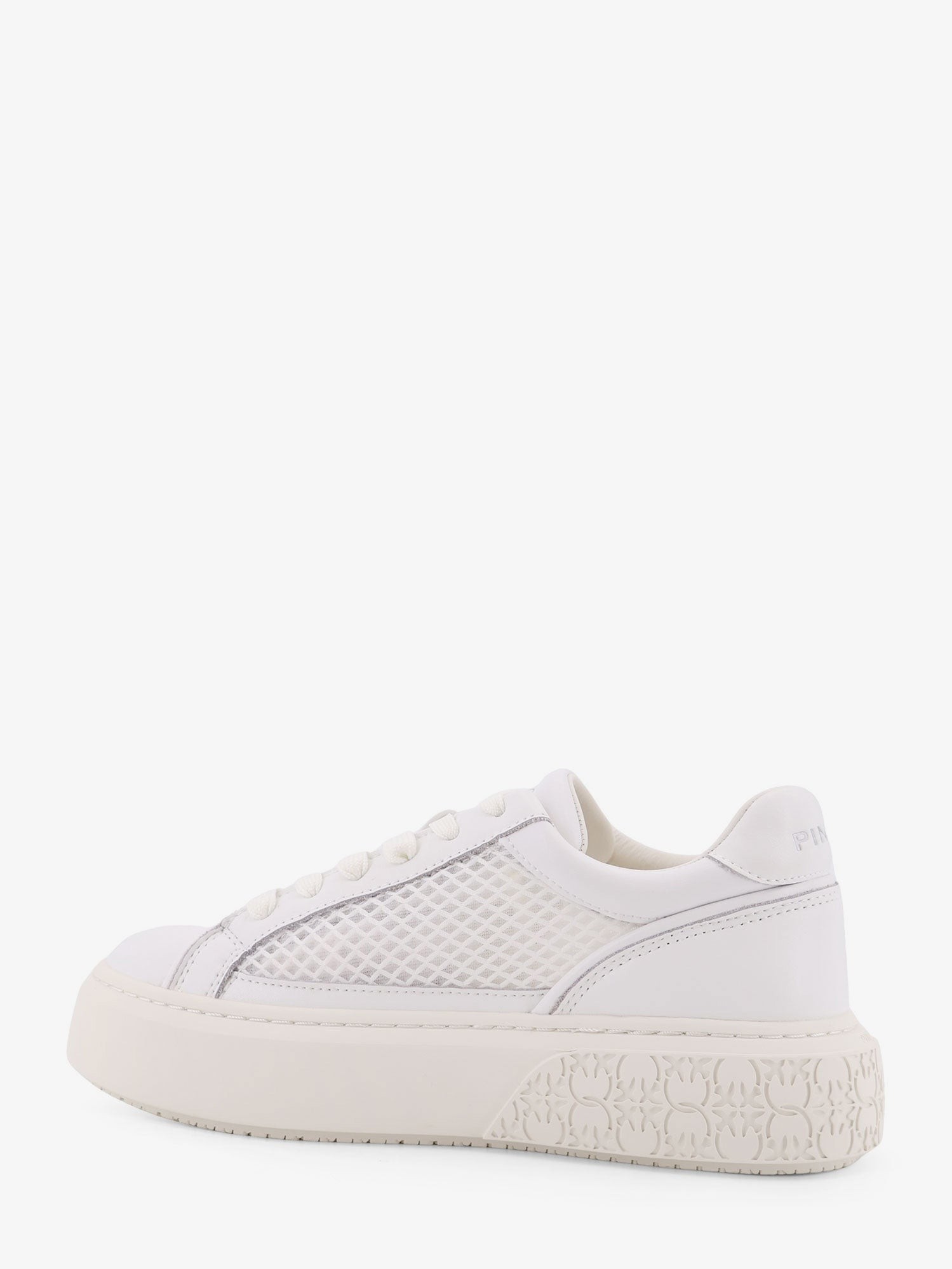 Yoko leather sneakers with mesh inserts - Image 3