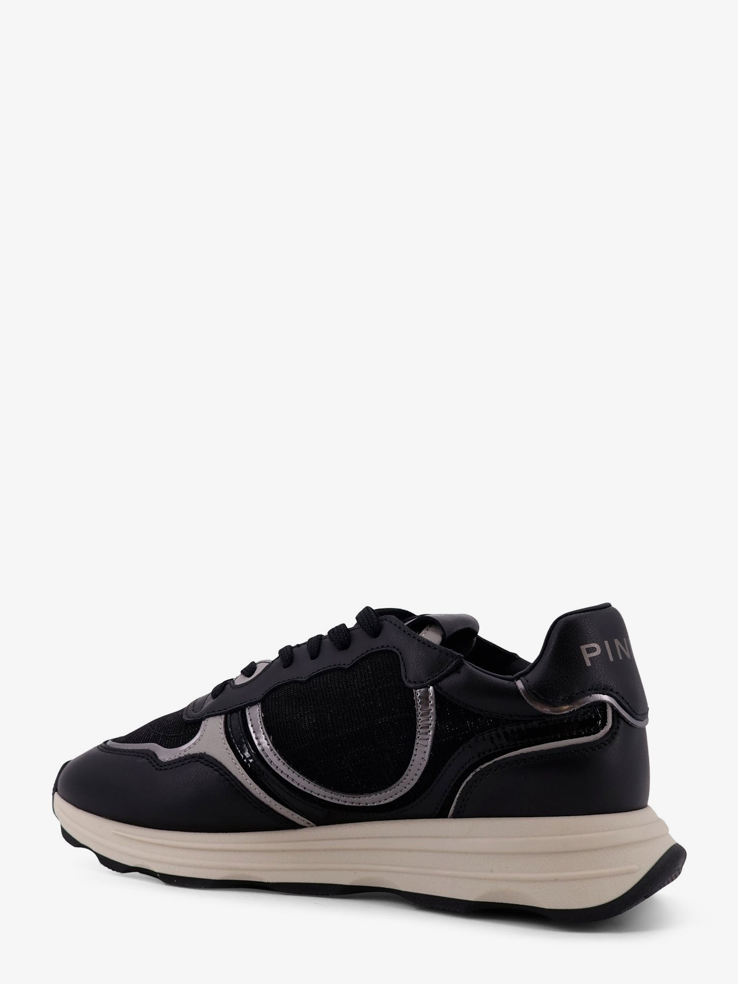Zoe leather sneakers with mesh inserts - Image 3