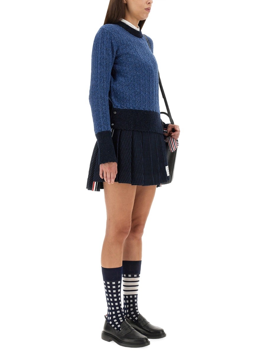 THOM BROWNE - 4BAR STRIPE JERSEY - Image 2