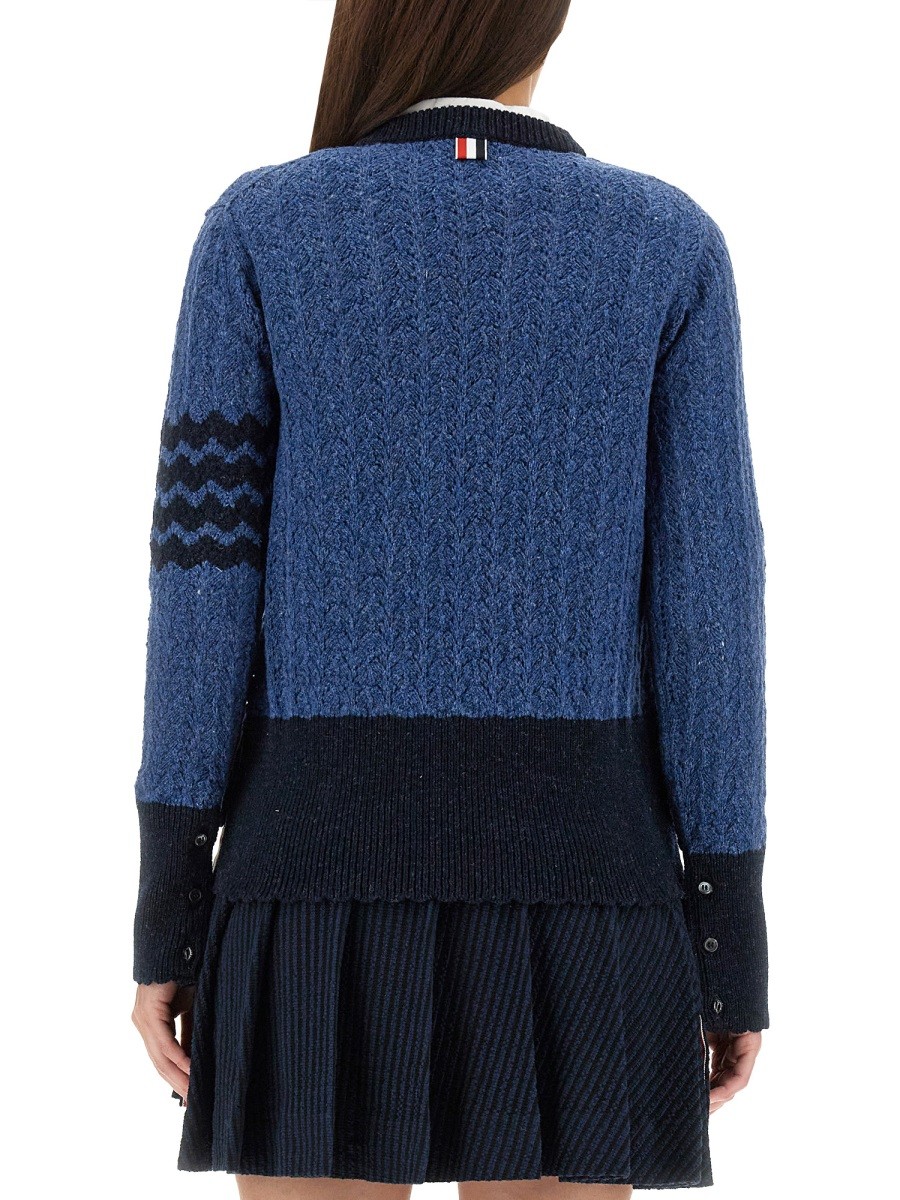 THOM BROWNE - 4BAR STRIPE JERSEY - Image 3