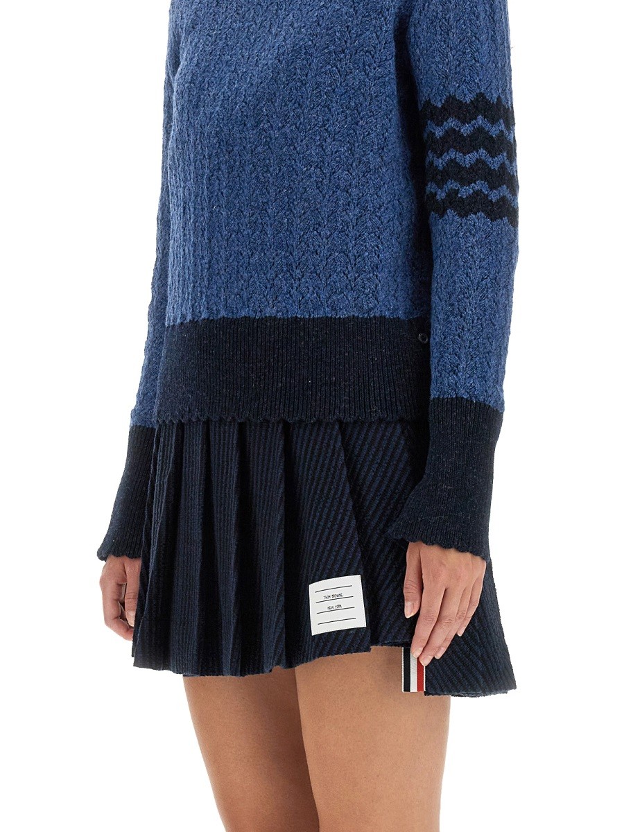 THOM BROWNE - 4BAR STRIPE JERSEY - Image 4