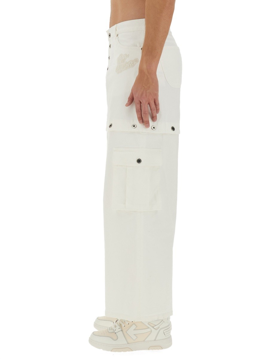 Off-white - 90'S SUPER BAGGY JEANS - Image 4