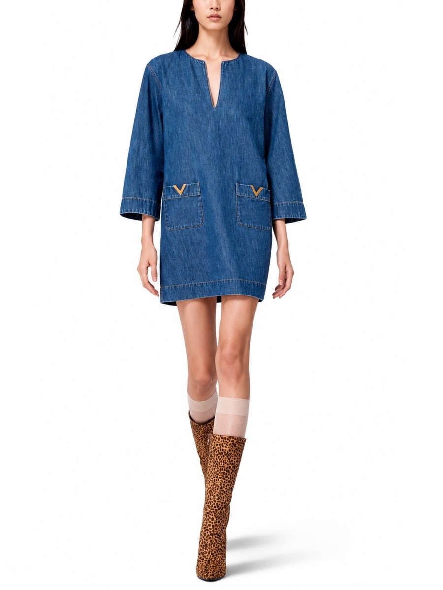 ABITO IN DENIM "CHAMBRAY" - Image 2